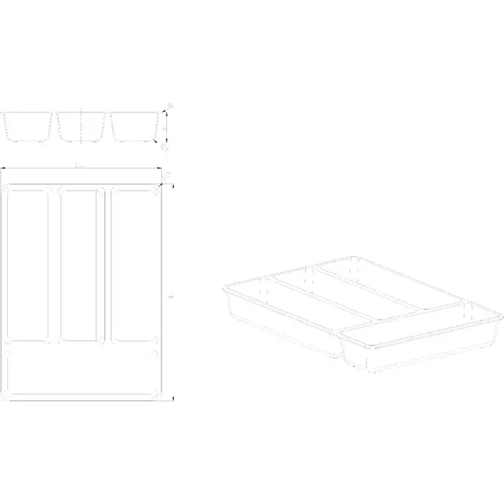 Suport tacamuri GOODHOME Nitaki 100625275, 42.4x31.4cm, gri