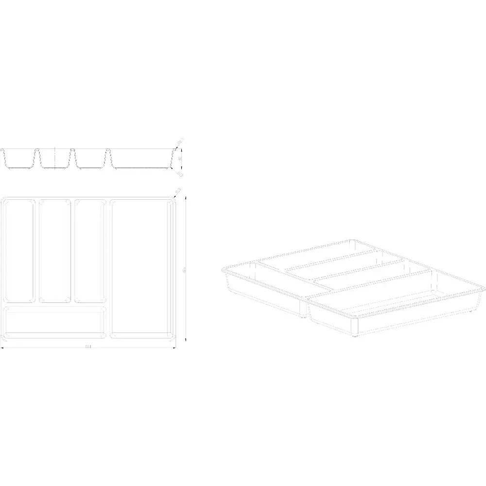 Suport tacamuri GOODHOME Nitaki 100625277, 51.4x42.4cm, gri