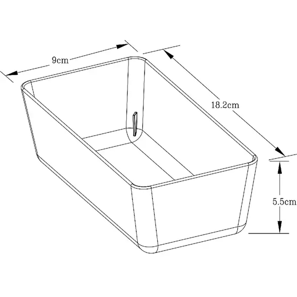 Suport tacamuri GOODHOME Nitaki 100625278, 18x9cm, gri
