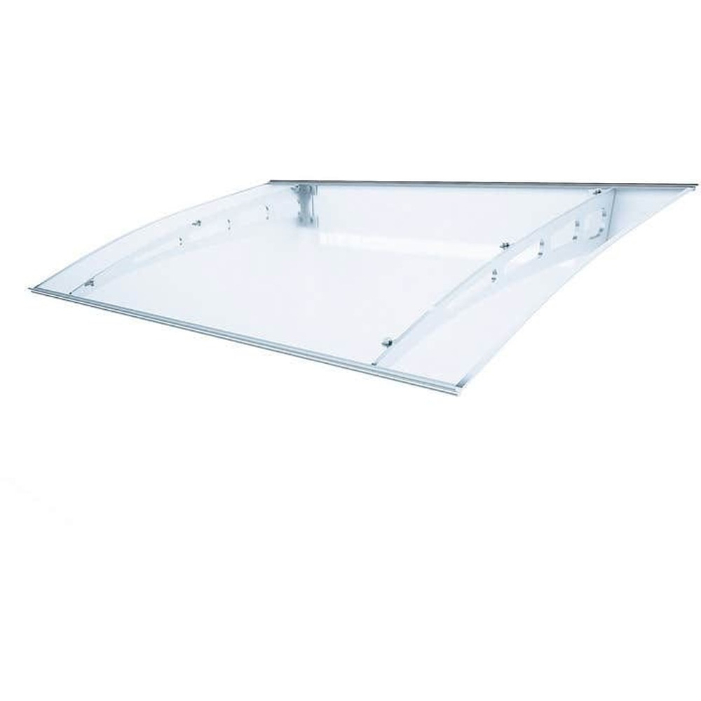 Marchiza fixa Geom Ricardi, aluminiu, 140 x 90 cm, argintiu