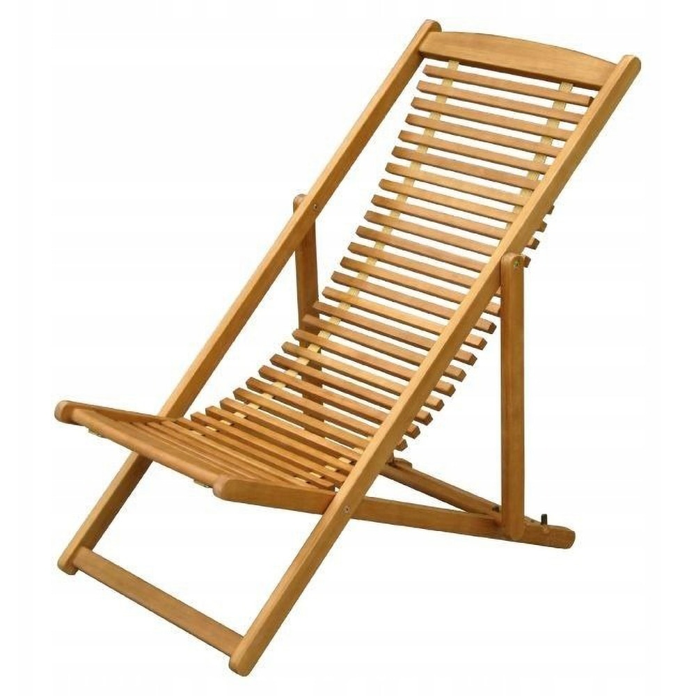 Scaun terasa GOODHOME Blooma Chilienne, lemn, 87 x 60 x 104 cm, maro