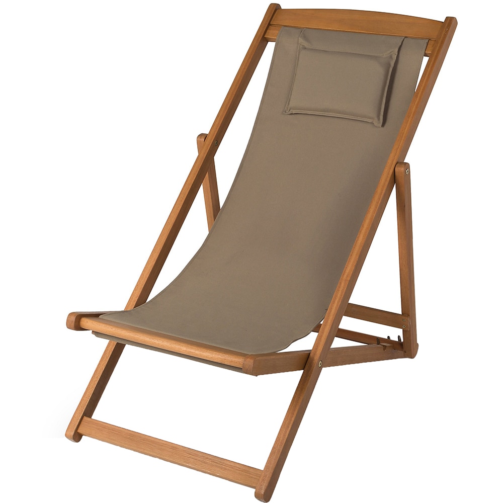 Scaun terasa GOODHOME Blooma Chilienne, lemn, 87 x 60 x 104 cm, maro