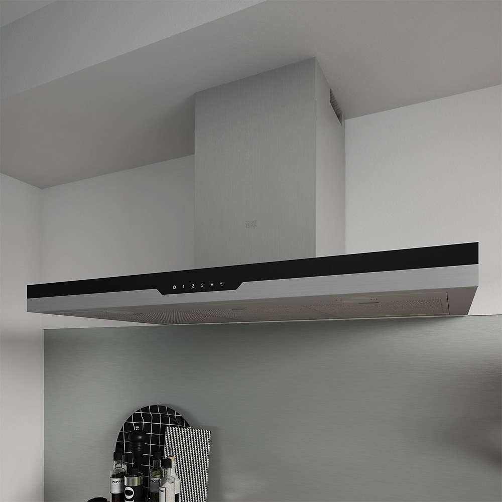 Hota decorativa COOKE & LEWIS CLBHS90, 1 motor, 523.8 m3/h, L 90 cm, negru