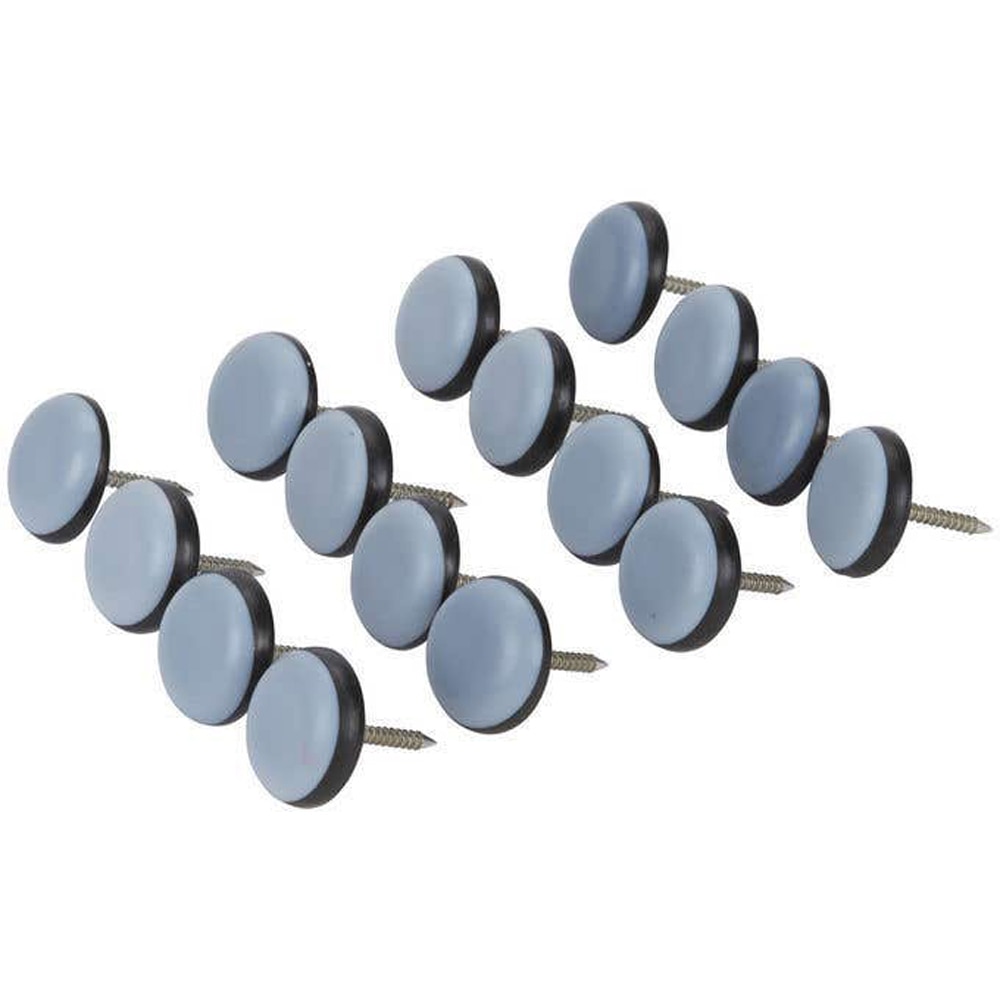 Protectii podea pentru scaune si mobilier DIALL, cu cui, 19mm, 16buc