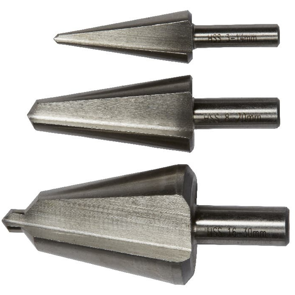 Set burghiu conic ERBAUER, 3buc