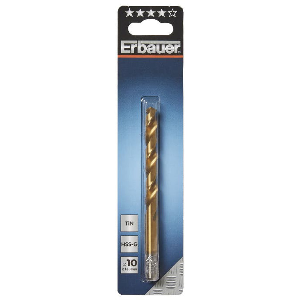 Burghiu ERBAUER, HSS TIN, 10mm