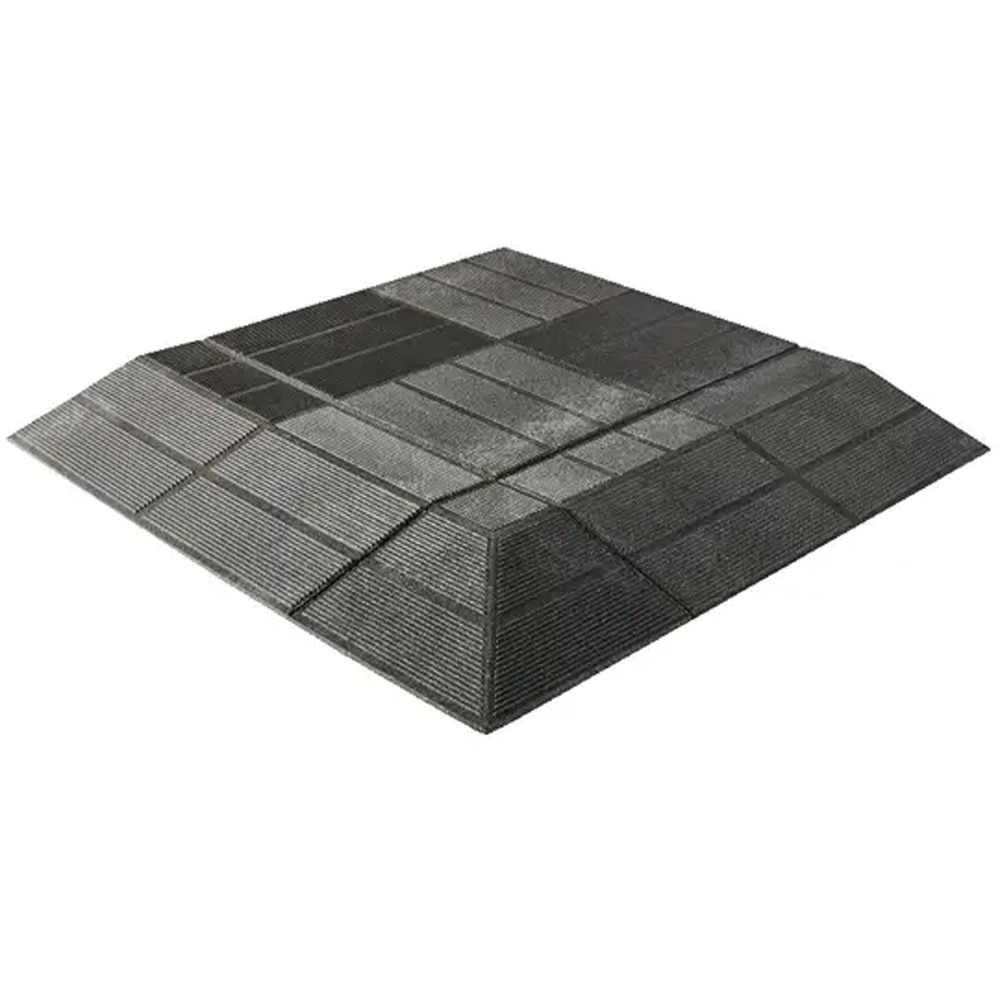 Plinta pentru pavaj BLOOMA 100630743, 40 x 20 x 4.5 cm, compozit, gri