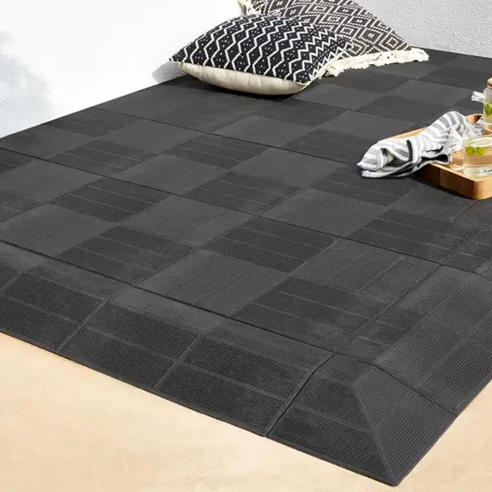 Plinta pentru pavaj BLOOMA 100630743, 40 x 20 x 4.5 cm, compozit, gri