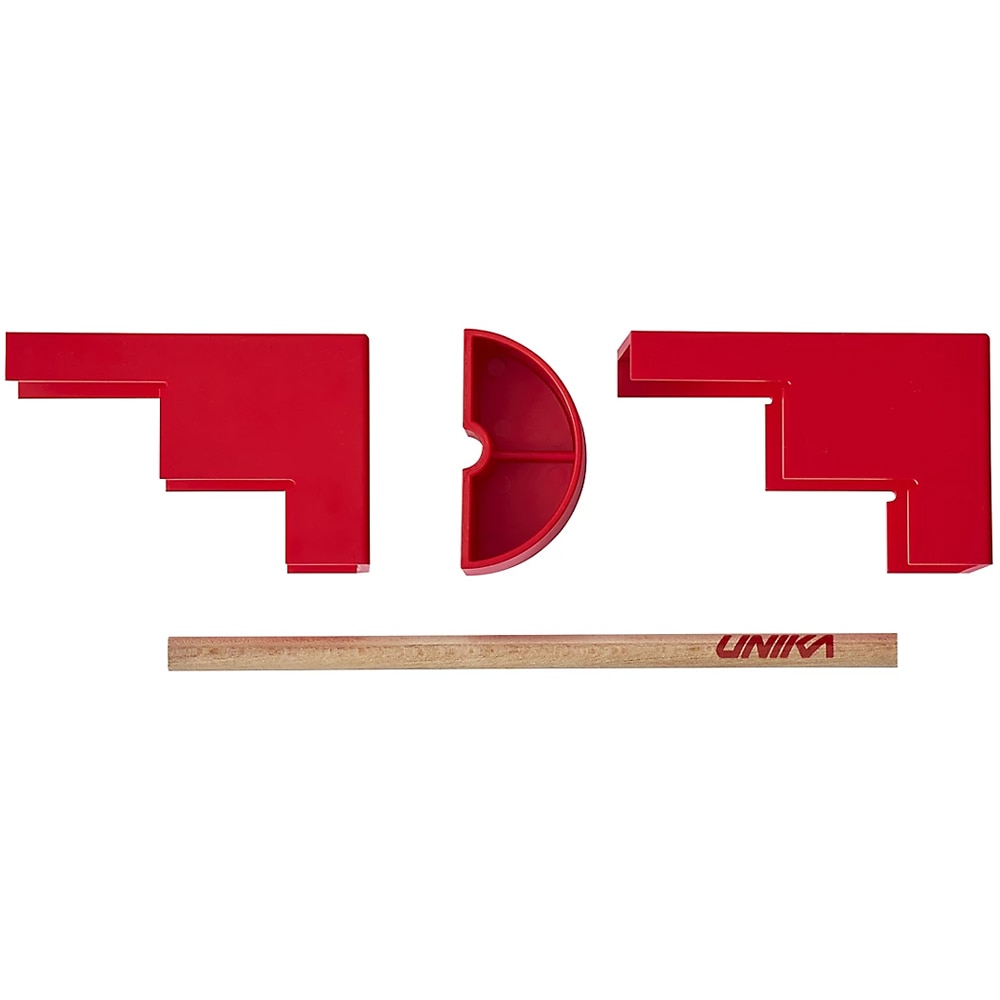 Kit montaj panou lateral GOODHOME 100630831, plastic, rosu