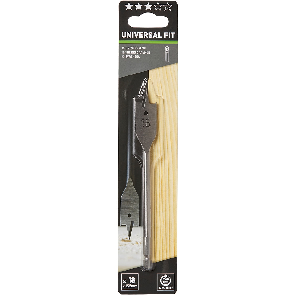 Burghiu lemn UNIVERSAL FIT, 18 x 152 mm