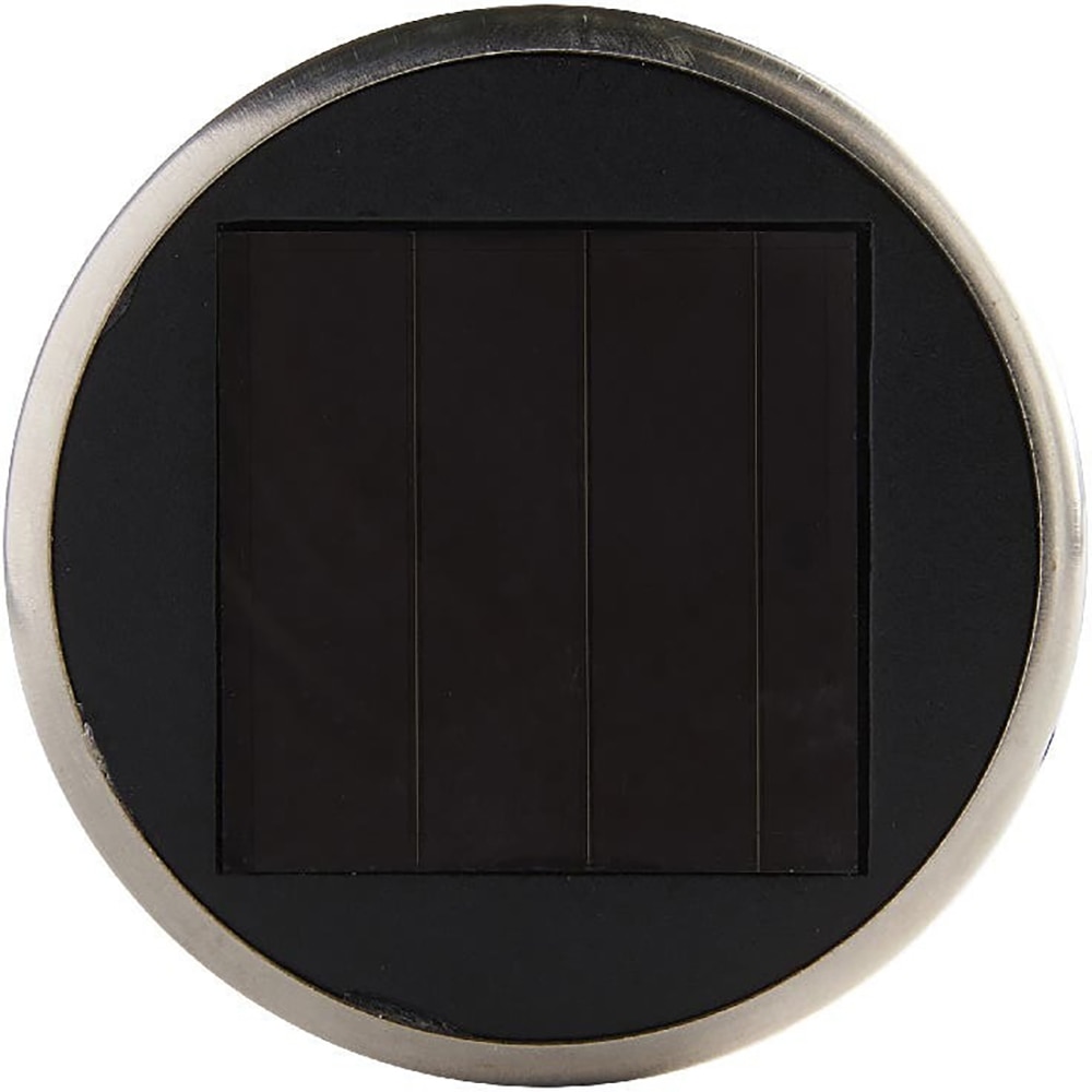 Lampa solara LED, 0.06 W, 5000K, otel inoxidabil, argintiu