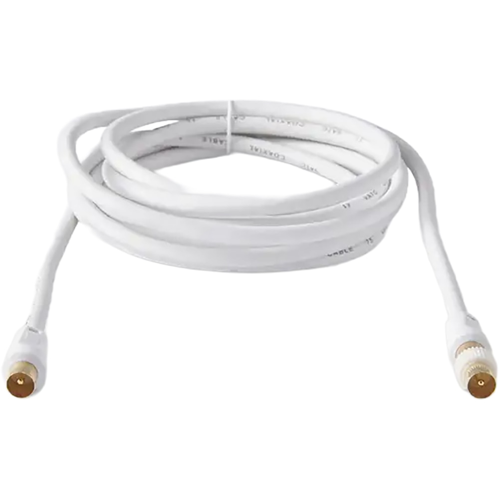 Cablu coxial mufat BLYSS 100635835, 3m, alb