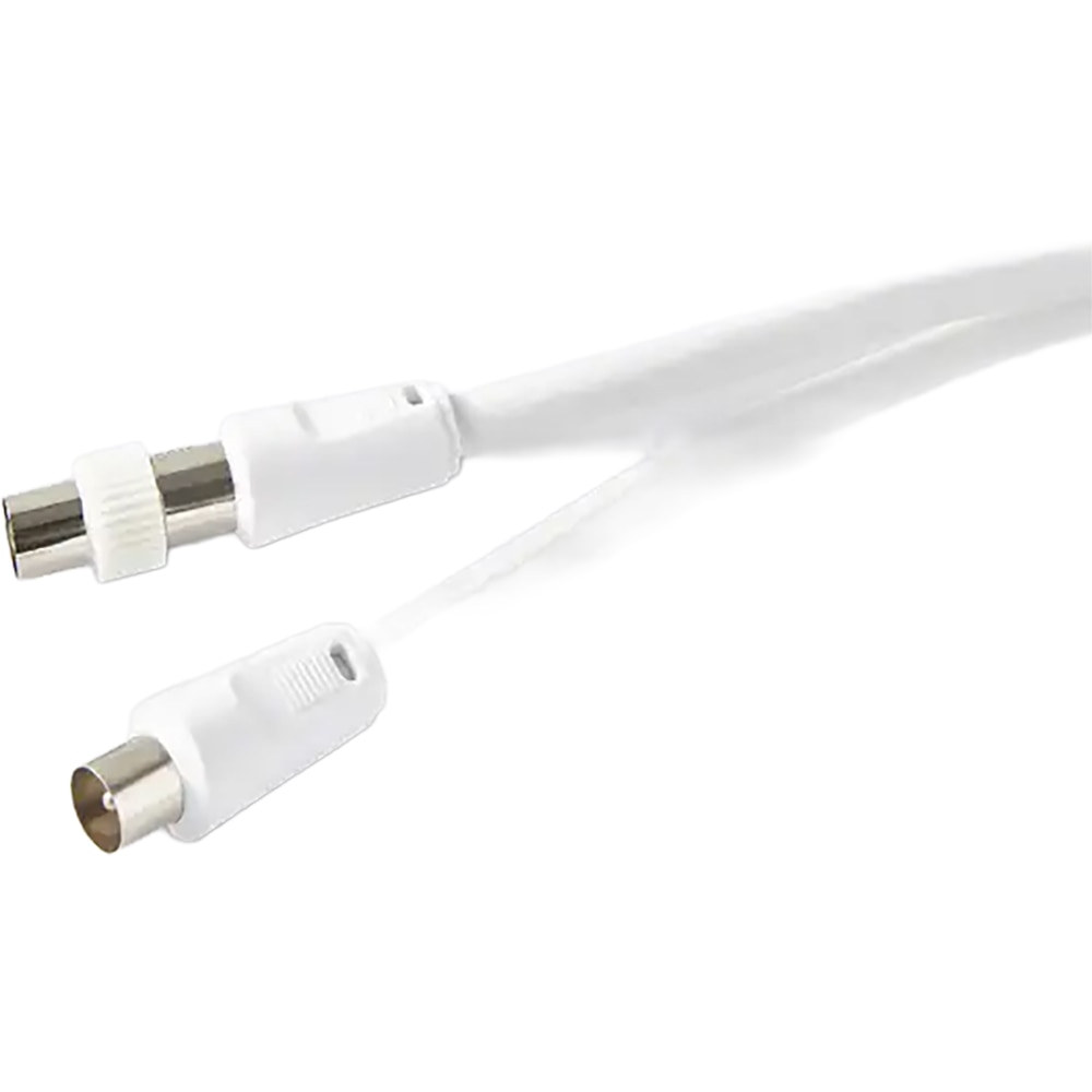 Cablu coxial mufat BLYSS 100635839, 1.5m, alb