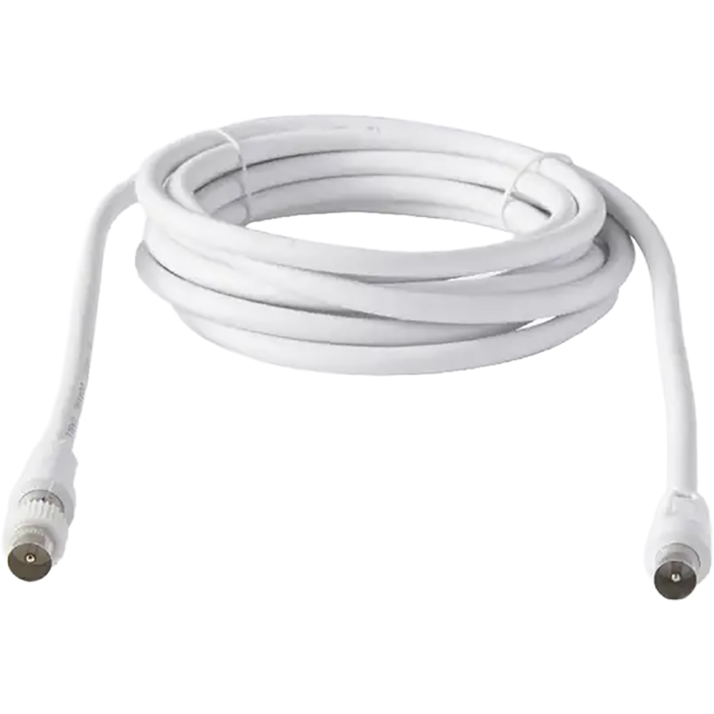 Cablu coxial mufat BLYSS 100635840, 3m, alb