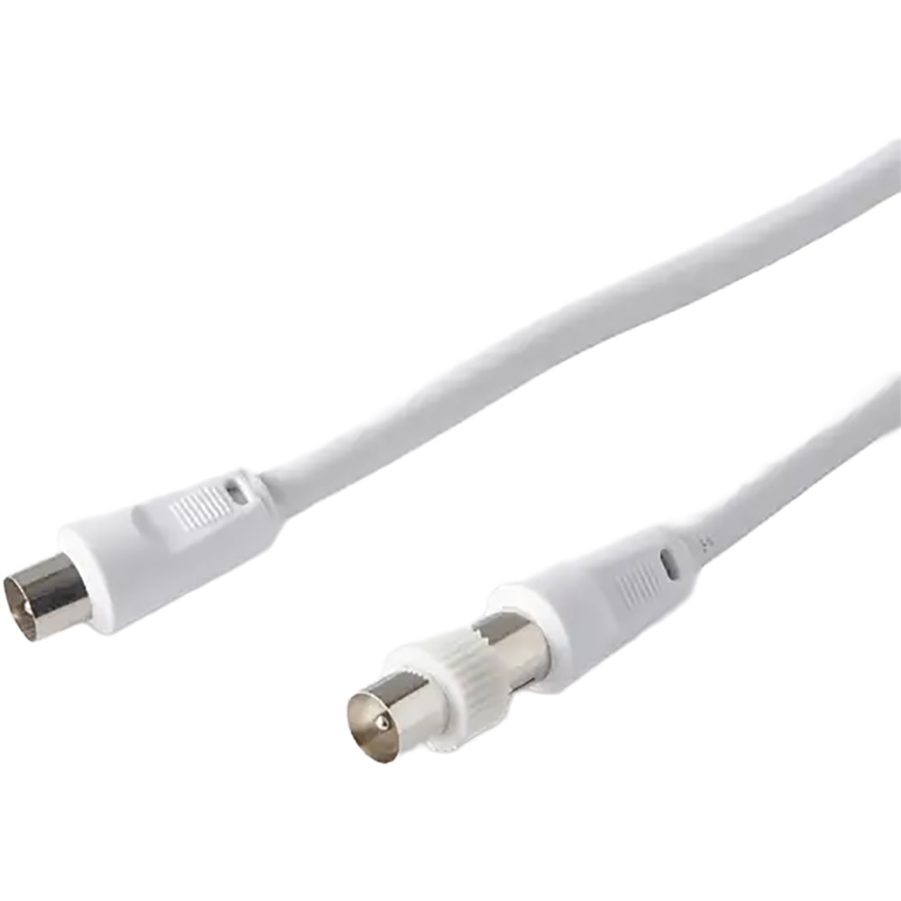 Cablu coxial mufat BLYSS 100635840, 3m, alb