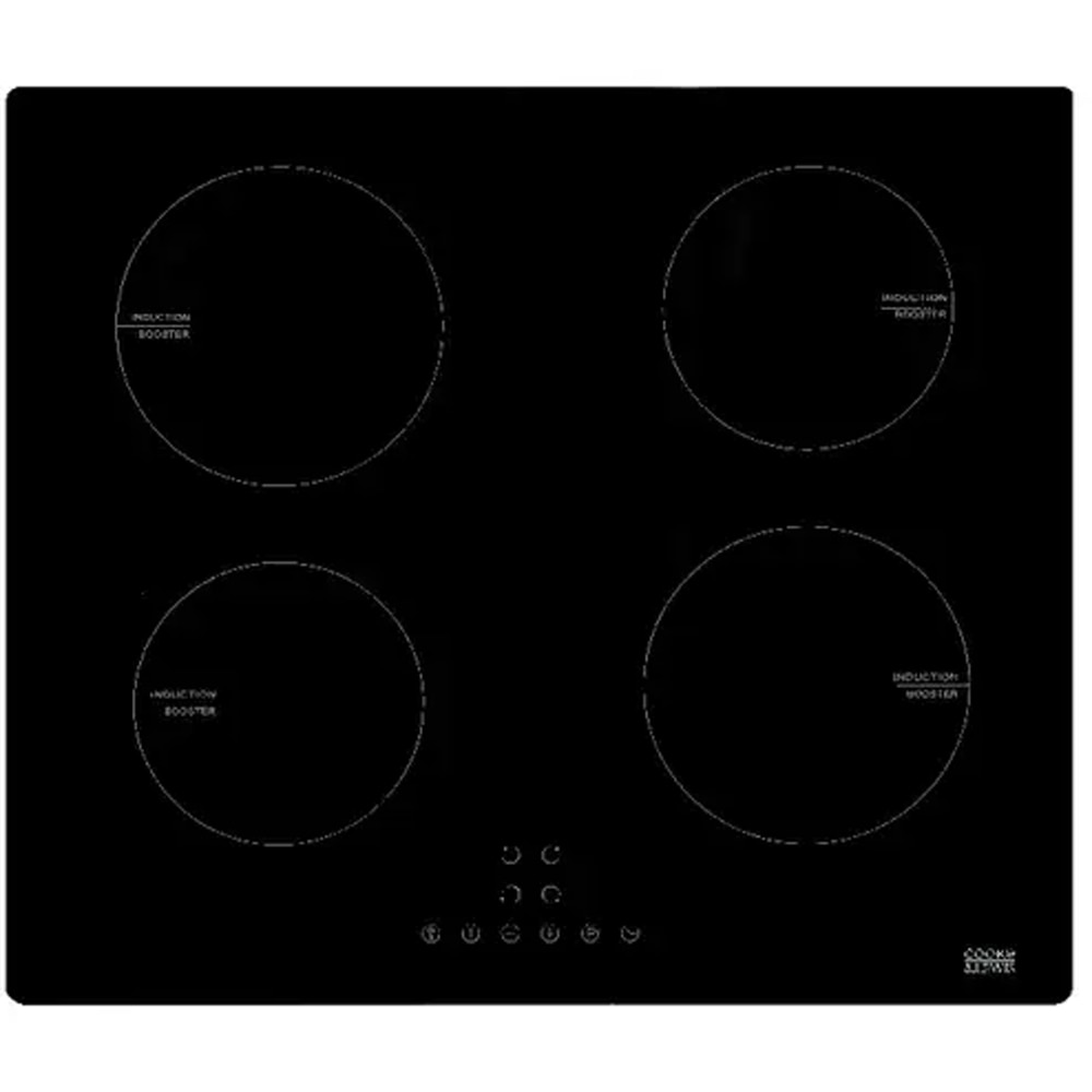 Plita incorporabila COOKE & LEWIS 100637287, Inductie, 4 arzatoare, negru