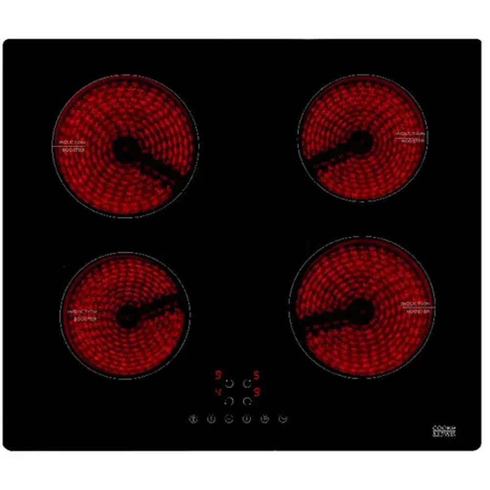 Plita incorporabila COOKE & LEWIS 100637287, Inductie, 4 arzatoare, negru