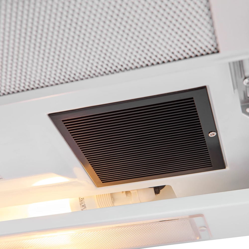 Hota incorporabila telescopica Cooke & Lewis CLTHW60, 1 motor, 366 m3/h, L 60 cm, alb