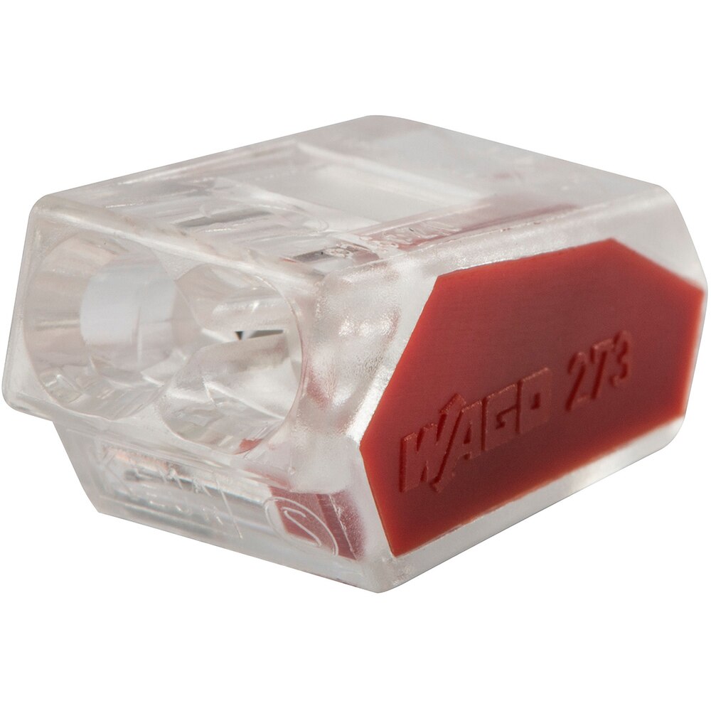 Conector cablu DIALL, 2 porturi, 24A, 15 bucati, rosu