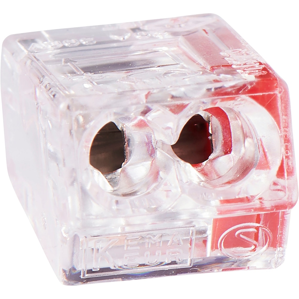 Conector cablu DIALL, 2 porturi, 24A, 15 bucati, rosu