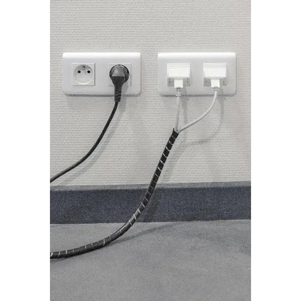 Tub spirala  DIALL 100638028,  L250CM D1 40 mm, negru