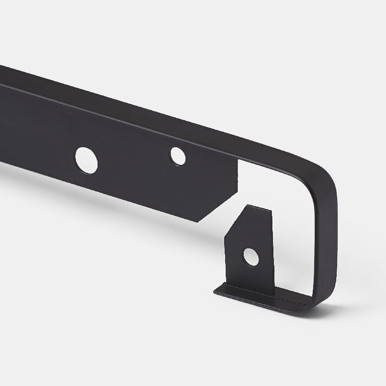 Conector blat GoodHome Nantua, 62x2.8 cm, negru