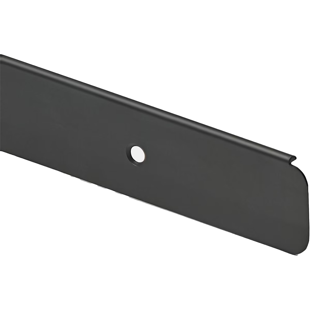 Terminatie blat GOODHOME Nantua, 62.7 x 2.8 cm, aliaj de aluminiu, negru