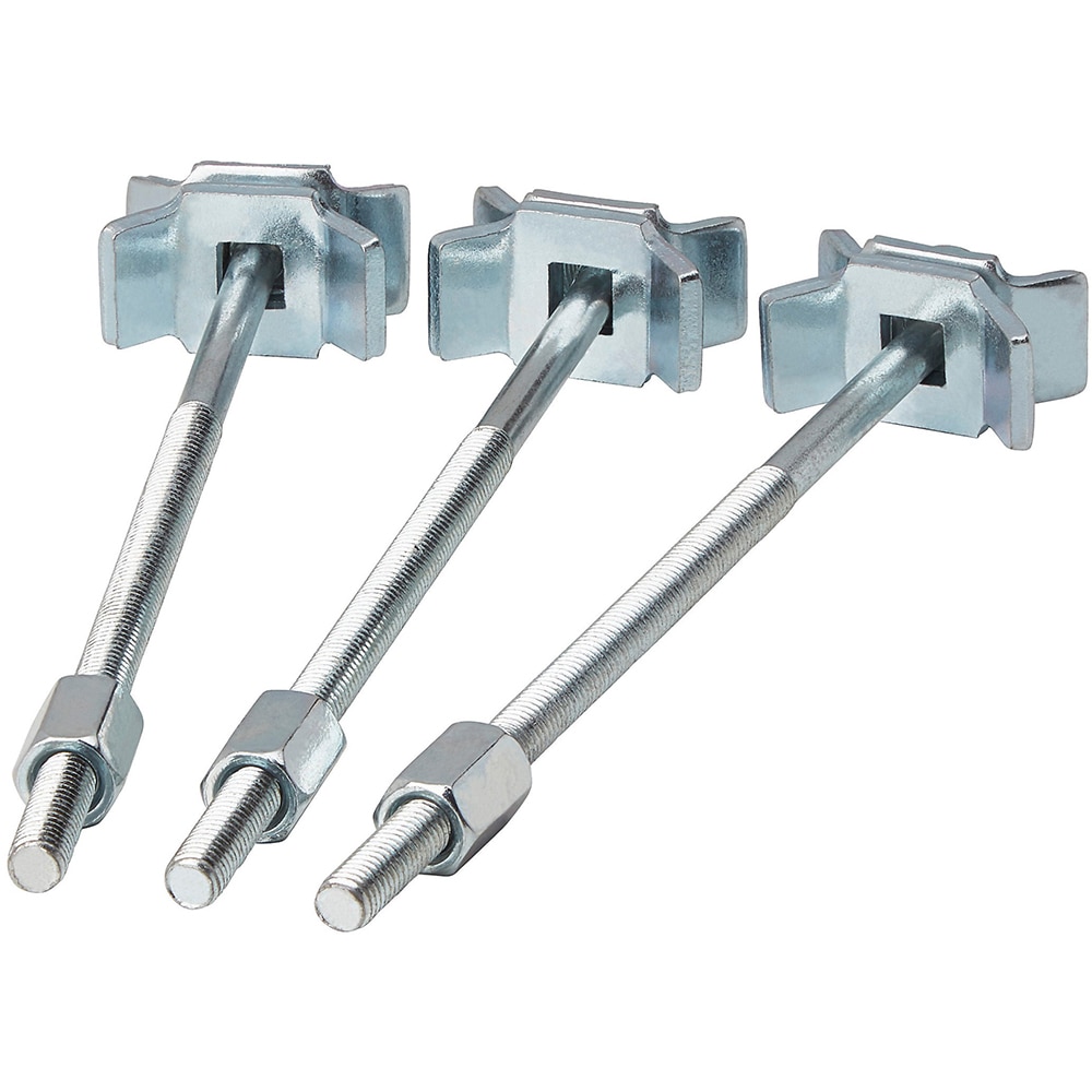 Set 30 suruburi conectare blat GOODHOME, 15 cm, gri