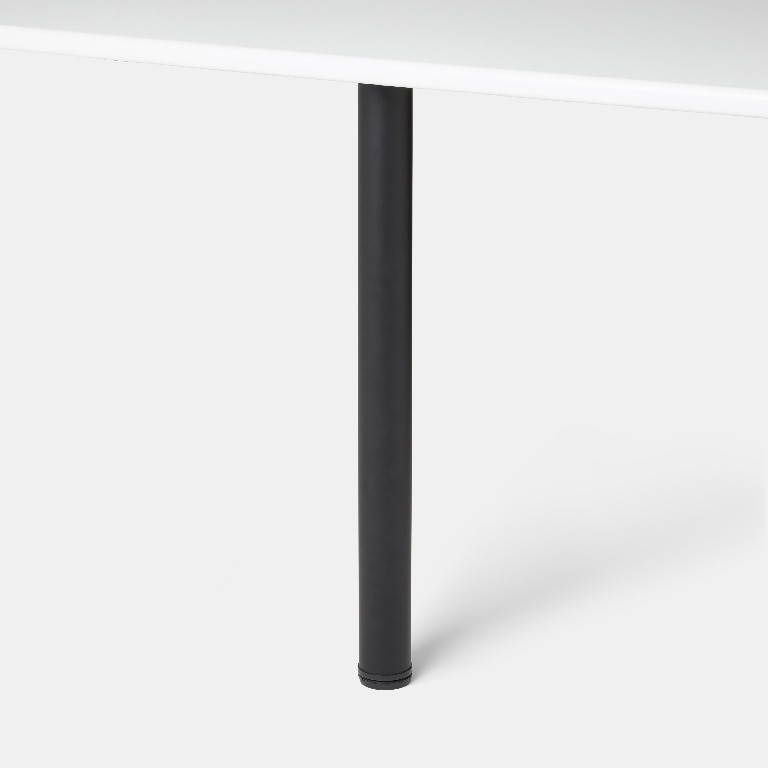 Picior blat GoodHome Nantua, 87x6 cm. negru