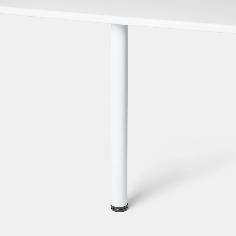 Picior masa GOODHOME Nantua, 87 x 6 cm, otel, alb