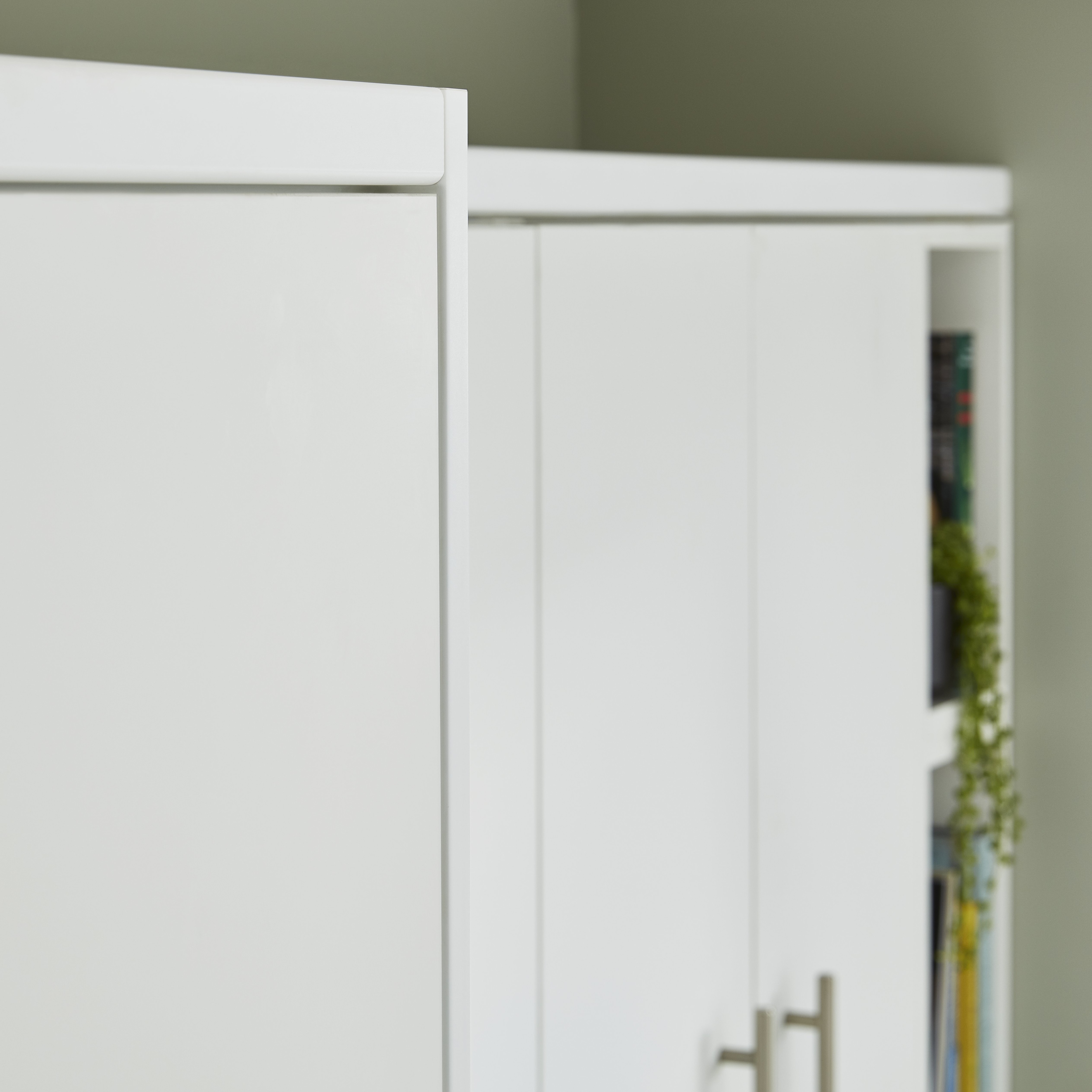 Cornisa GOODHOME Alpinia, MDF, 3.5 x 240 cm, alb