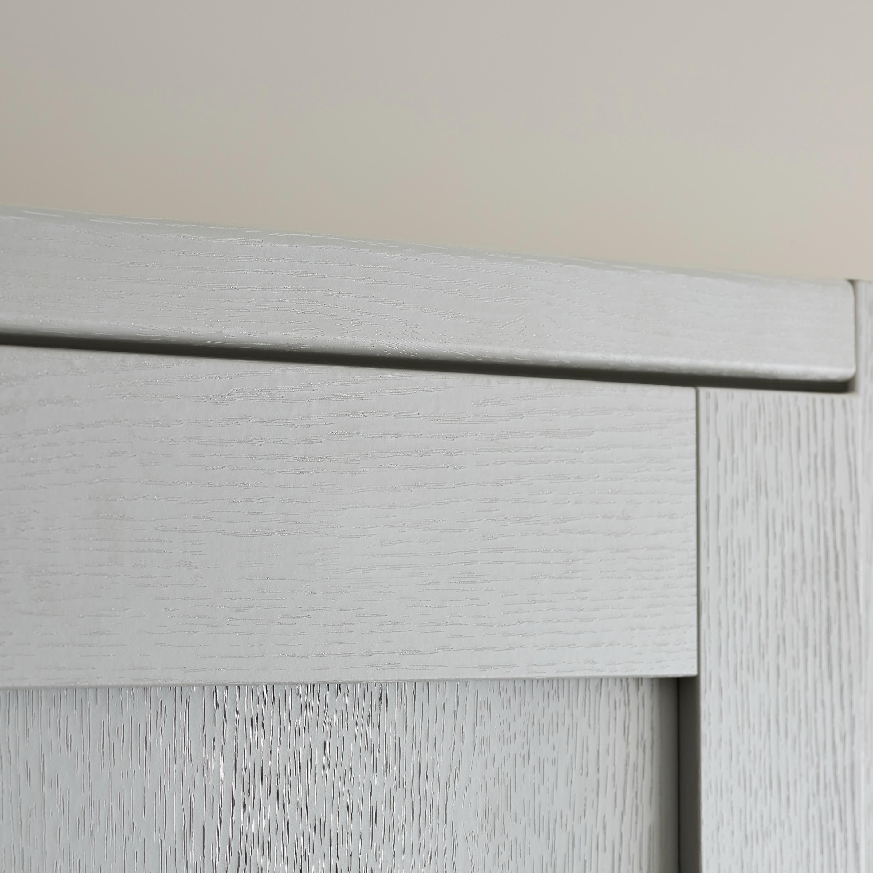 Cornisa GOODHOME Alpinia, MDF, 3.5 x 240 cm, gri