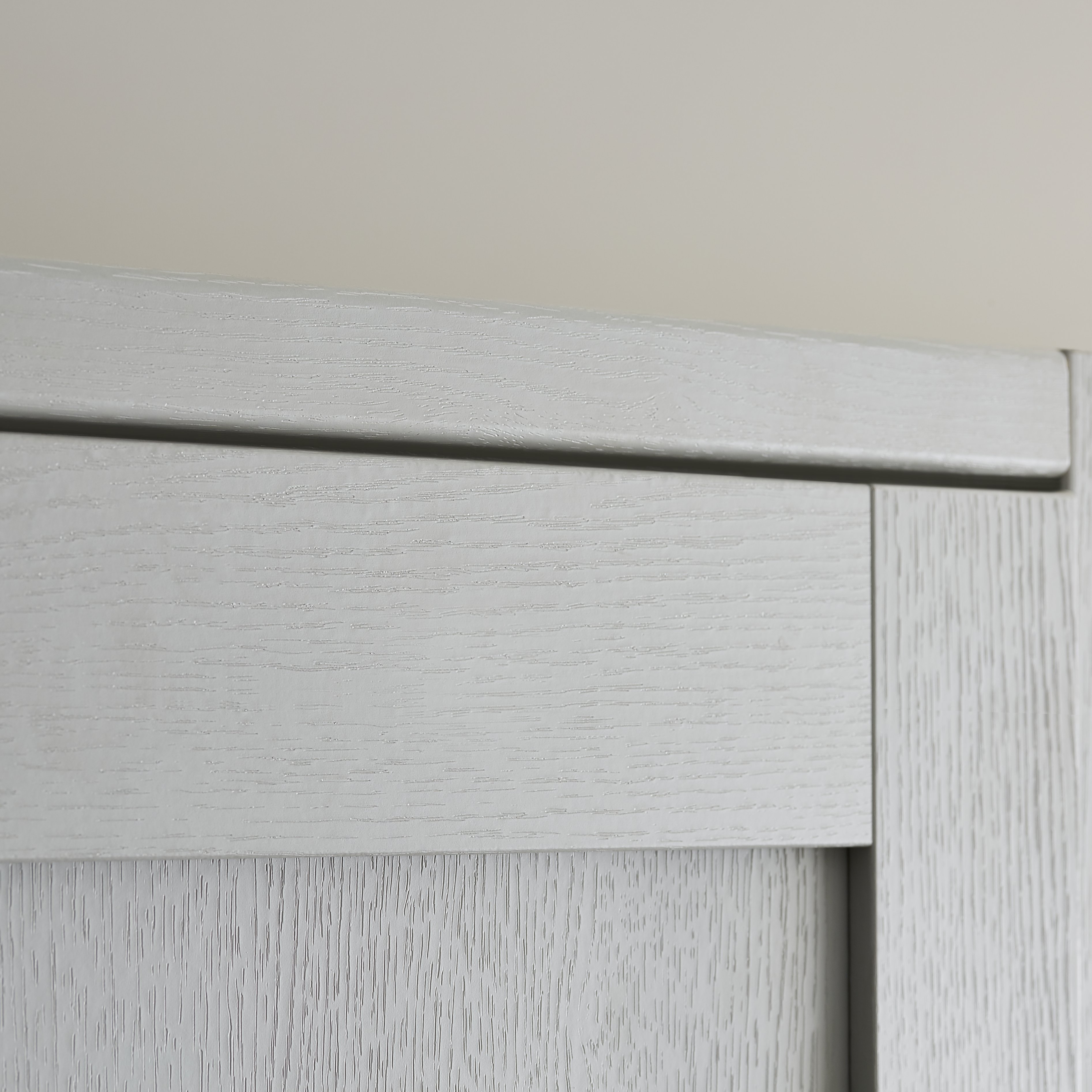 Cornisa GOODHOME Alpinia, MDF, 3.5 x 240 cm, gri