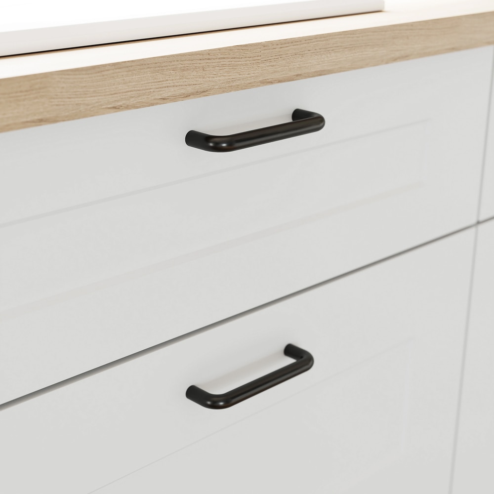 Front usa GOODHOME Artemisia, MDF, 59.7 x 11.5 x 1.8 cm, alb