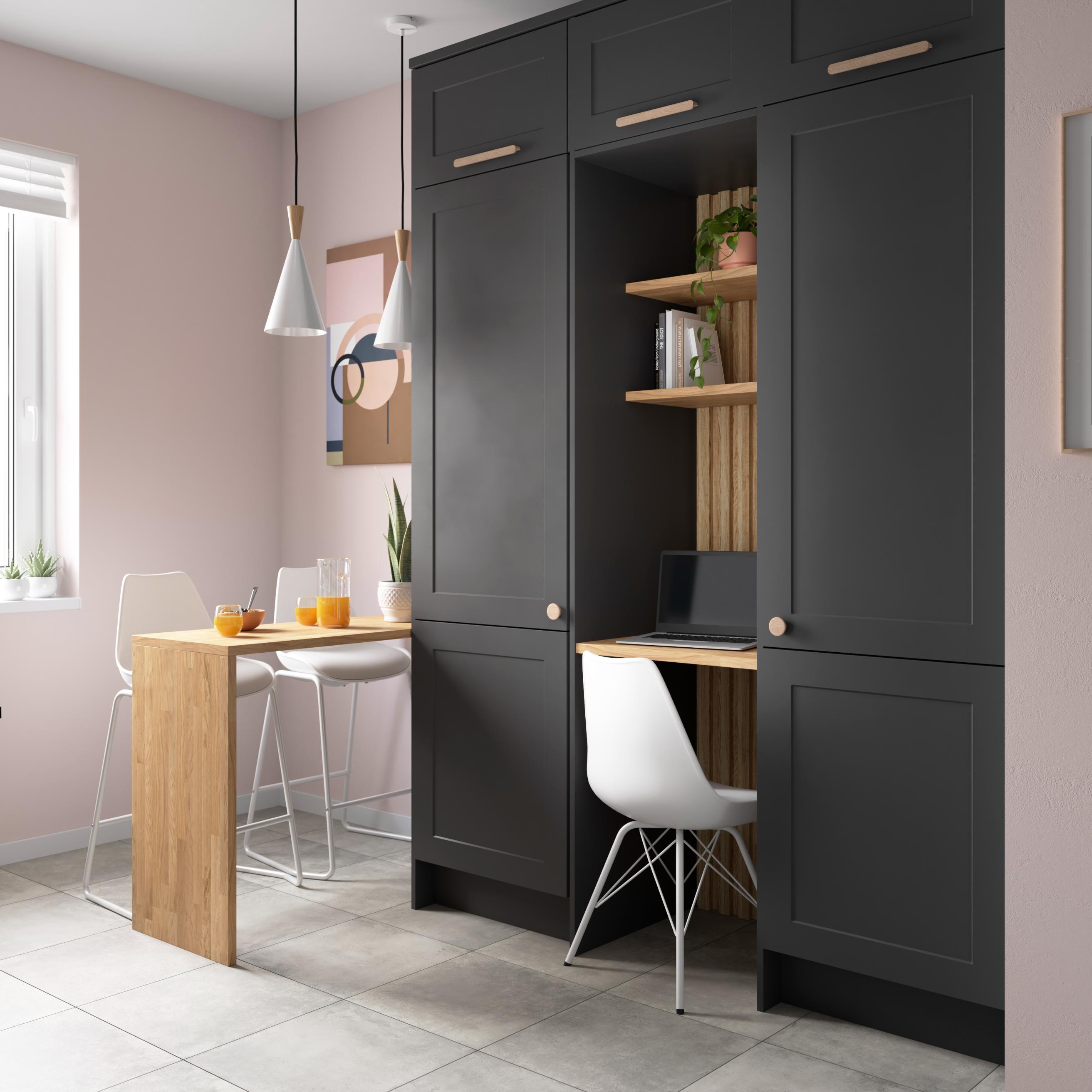 Front usa, 15 cm, gri, mat • GoodHome Artemisia