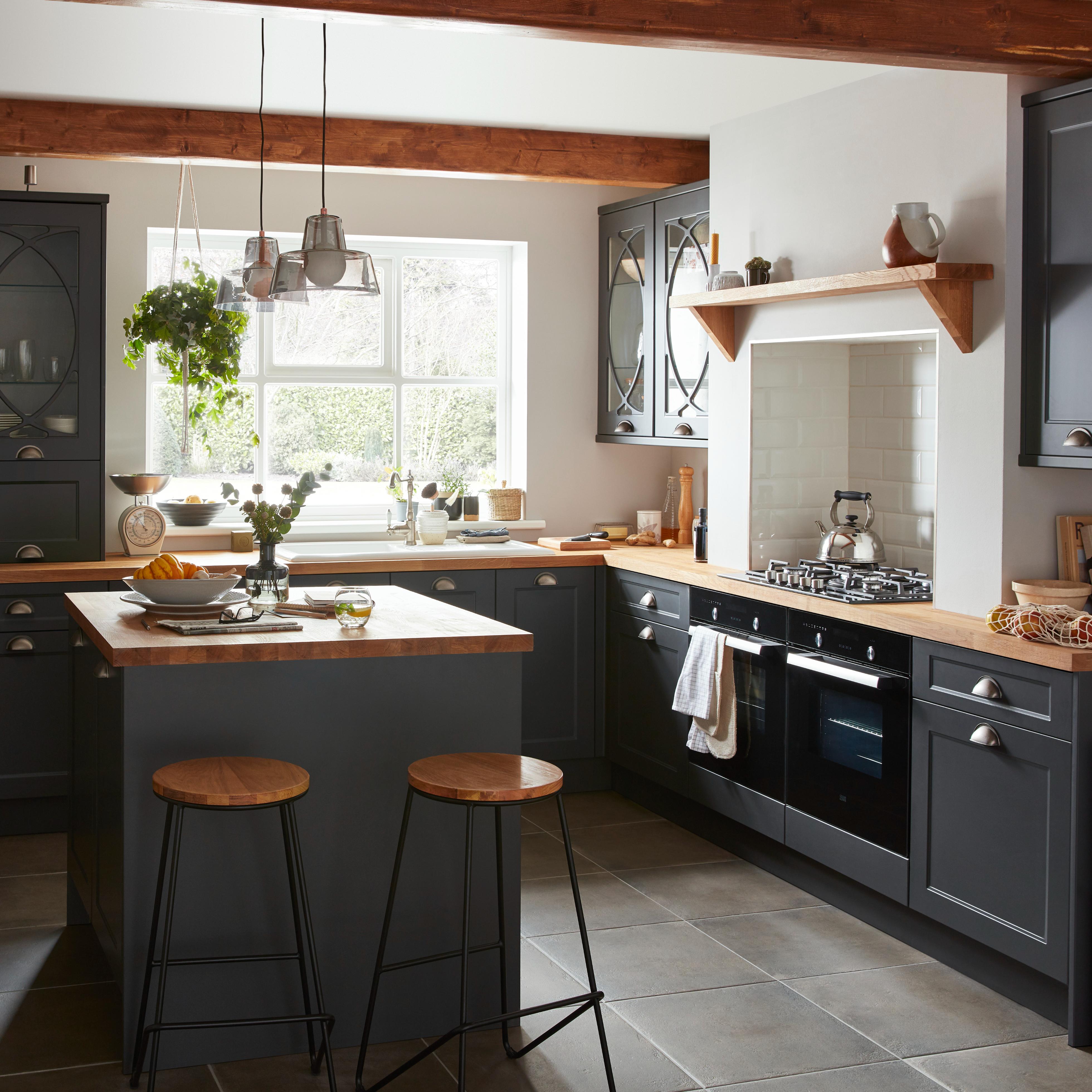 Front usa, 15 cm, gri, mat • GoodHome Artemisia