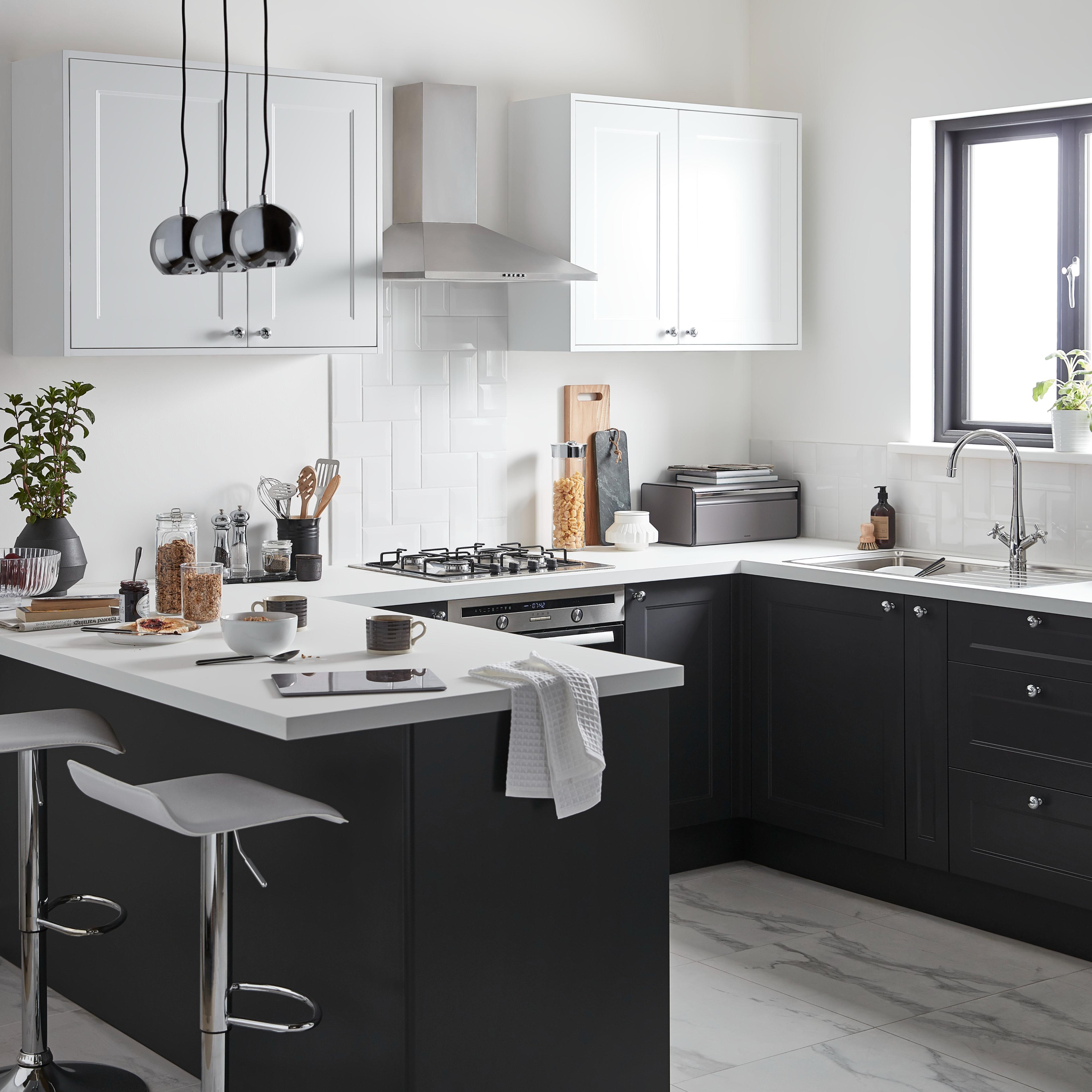 Front usa, 15 cm, gri, mat • GoodHome Artemisia