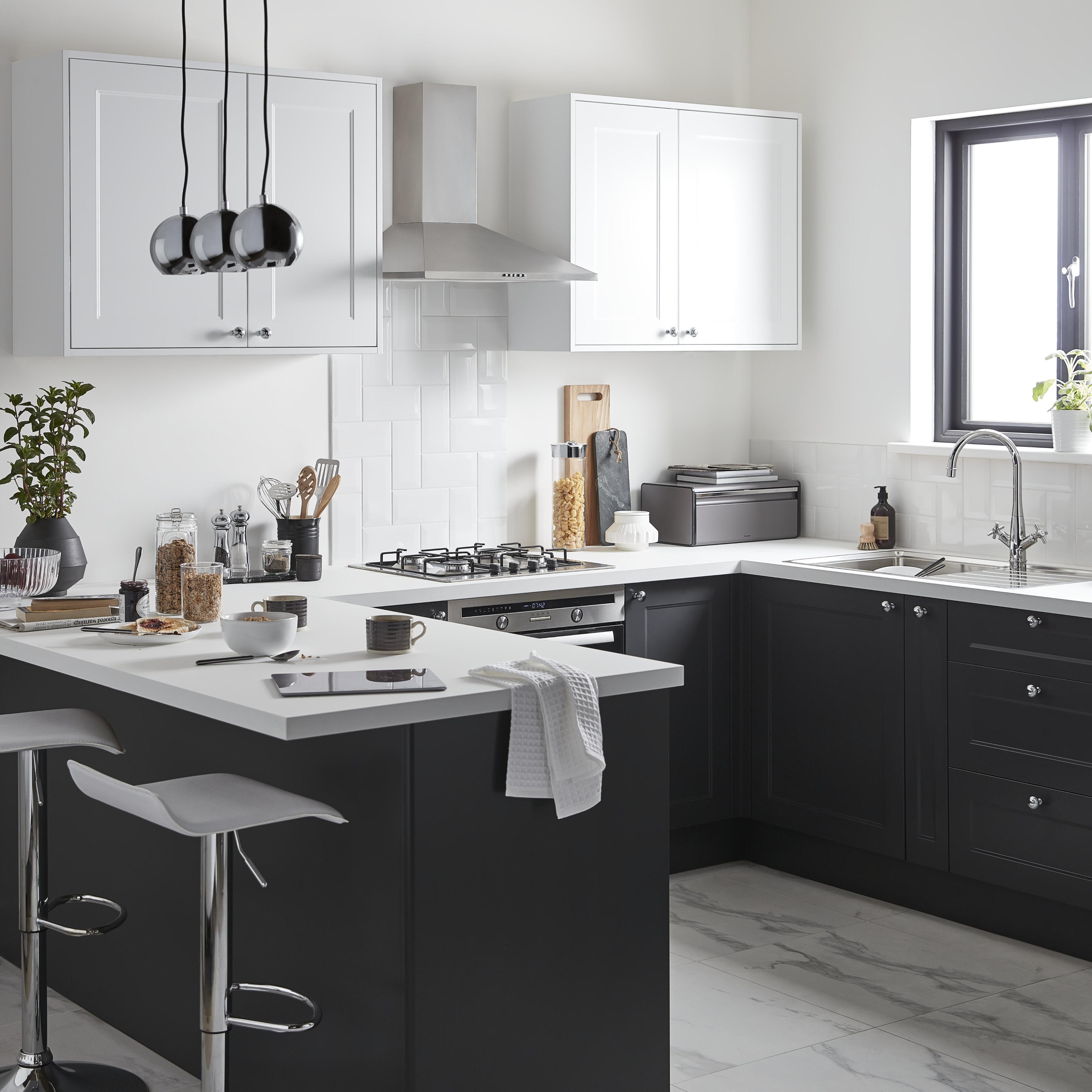 Front usa, 15 cm, gri, mat • GoodHome Artemisia