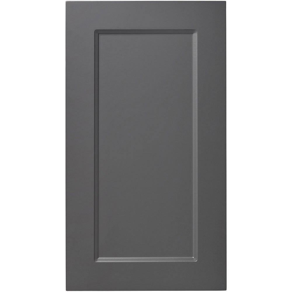 Front usa GOODHOME Artemisia, MDF, 39.7 x 71.5 x 1.8 cm, gri inchis