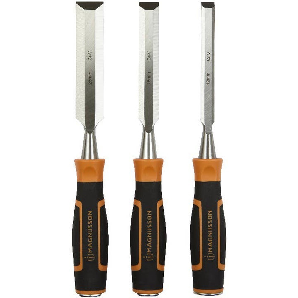 Set de 3 dalti pentru lemn MAGNUSSON 100640407, 10-20mm, otel