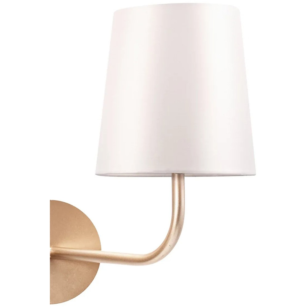 Aplica decorativa Arrioph GoodHome, E14, LED compatibile, corp metalic, alb-crem