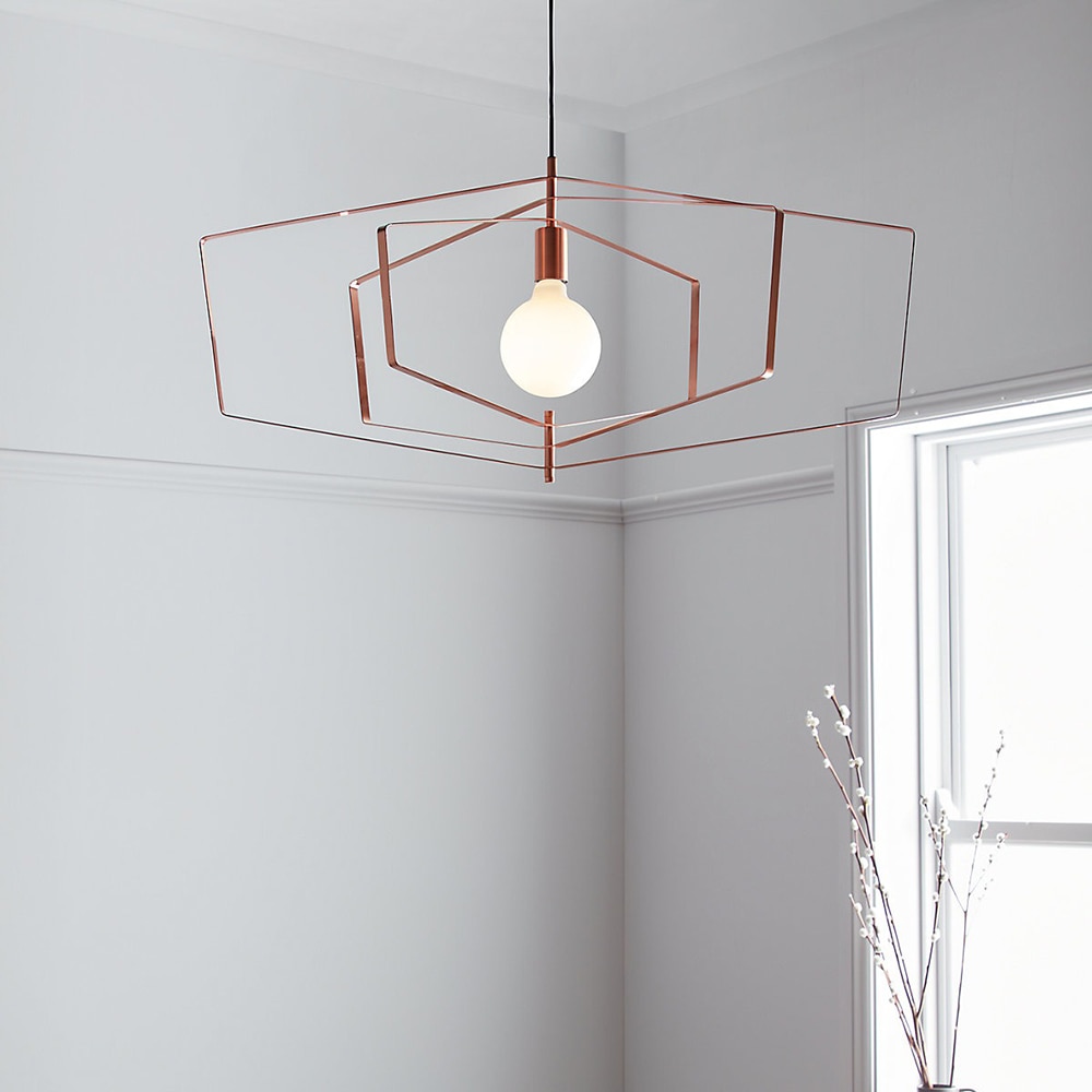 Pendul GOODHOME Nedoki, E27, 42W, cupru