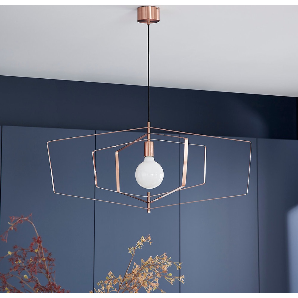 Pendul GOODHOME Nedoki, E27, 42W, cupru