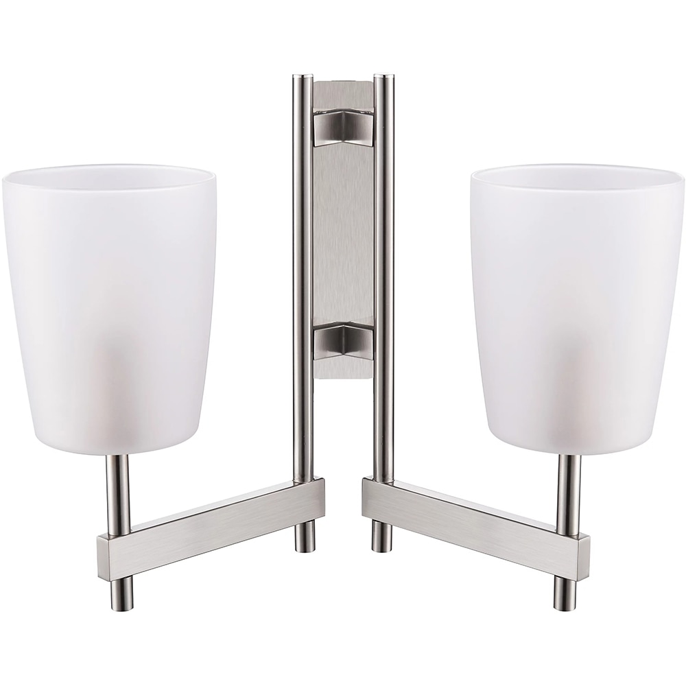 Aplica dubla Quadryx GOODHOME, E14, 28W, IP20, alb/argintiu