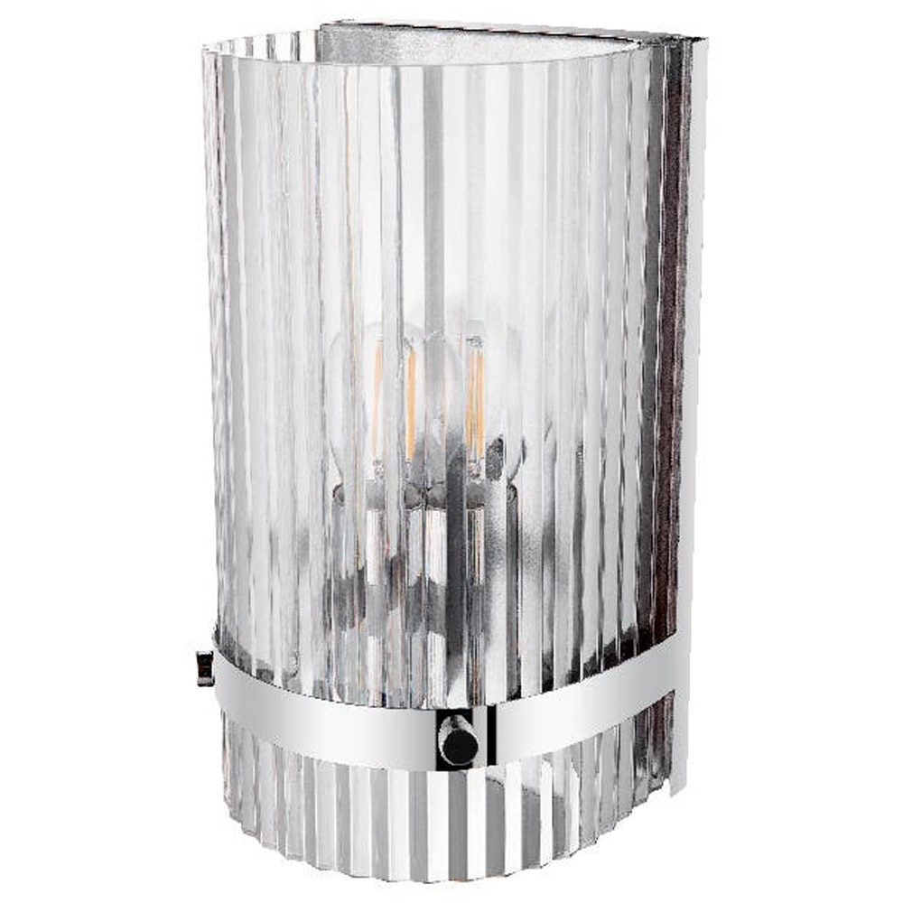 Aplica GOODHOME Rhyolit, 28W, E14, IP20, argintiu