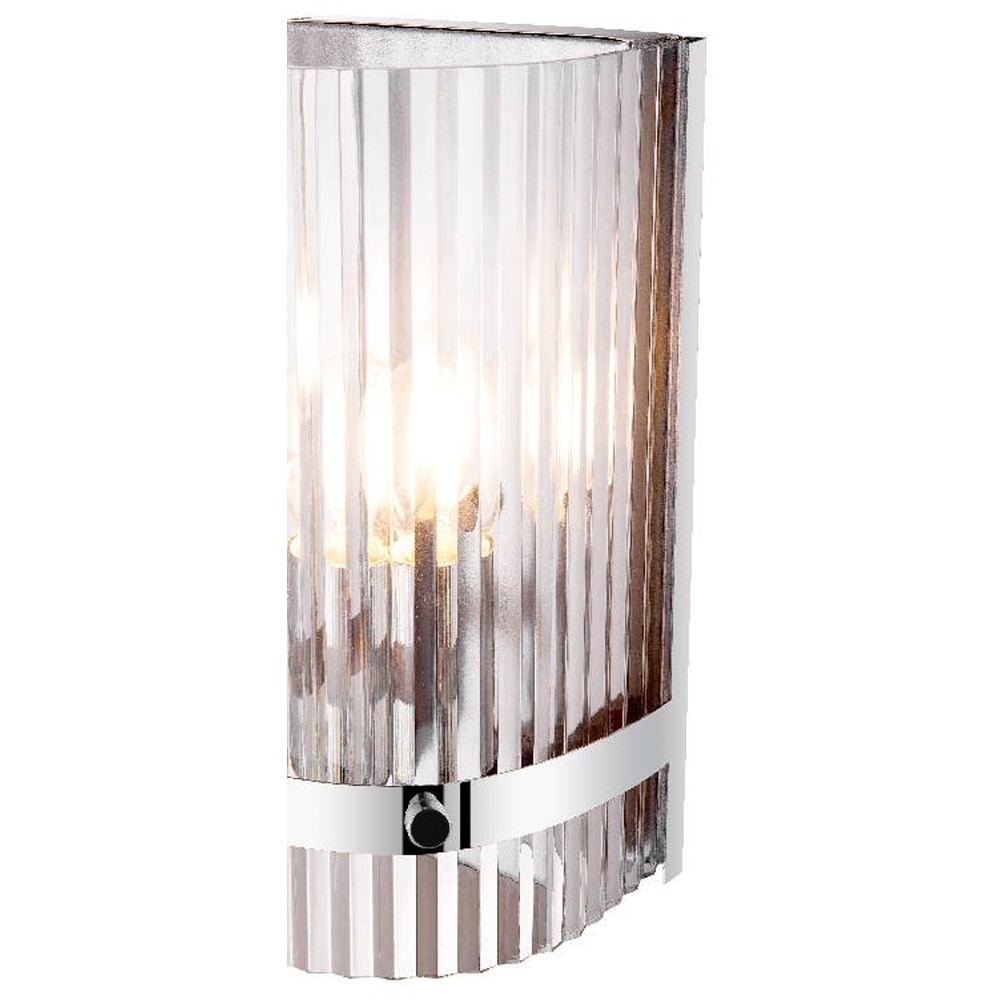 Aplica GOODHOME Rhyolit, 28W, E14, IP20, argintiu