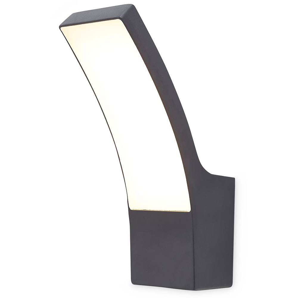 Aplica exterior LED BLOOMA Gambell G09362, 12.5W, 800lm, IP44, antracit