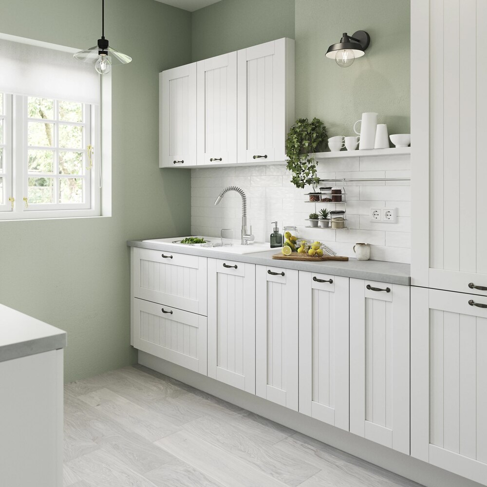 Front usa GOODHOME Alpinia, PAL, 79.7 x 71.5 x 1.8 cm, alb