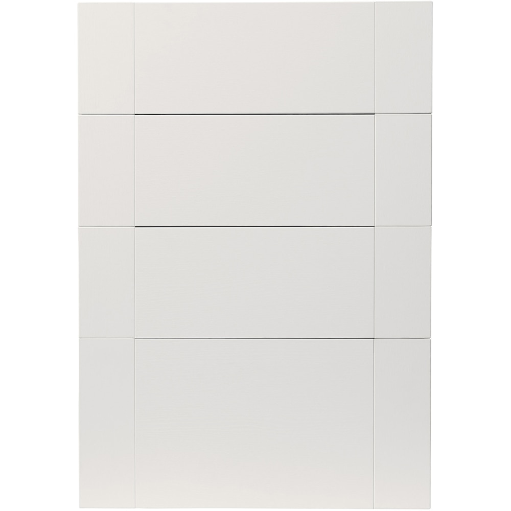 Front usa cu 4 sertare GOODHOME Alpinia, MDF,PAL, 49.7 x 71.5 x 1.8 cm, Ivoire