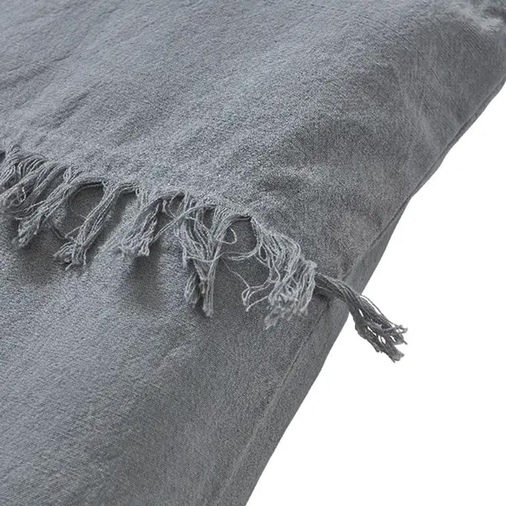 Perna decorativa BLOOMA Rural, 50 x 50cm, bumbac, gri